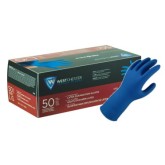 Medical Grade Extra Thick Disposable Latex Glove - Large, Powder-Free, 14 Mil